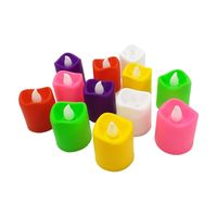 LED Plastie Swinging Candle (12Pcs)