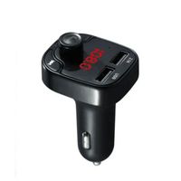 X8 FM Transmiter Bluetooth MP3 with Car Charger - Black